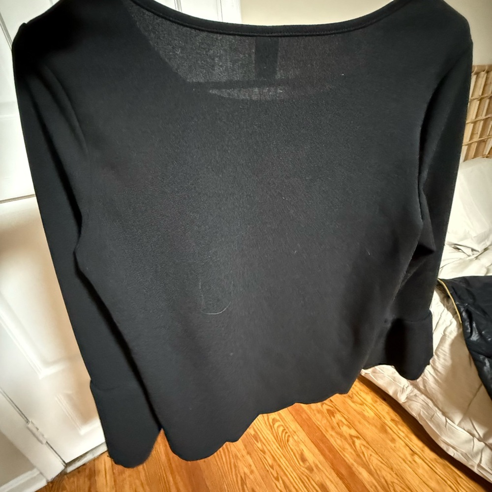 Emory rose Elegant Black Women's Top